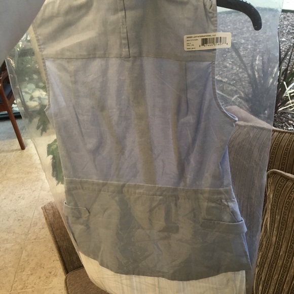 Derek Lam Blue Sleeveless Dress - Picture 4 of 4